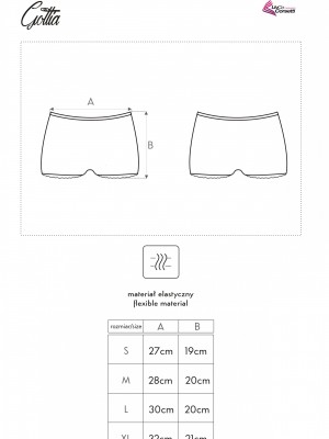 Дамски боксерки в бял цвят Gottia