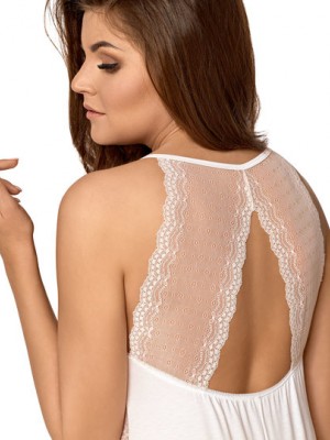 Нощница в цвят перла Olga