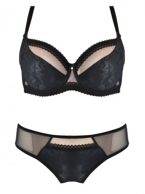 Сутиен с меки чашки в черно Dorita 19004