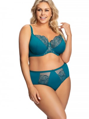 Макси сутиен с меки чашки в син цвят K707 MADISON