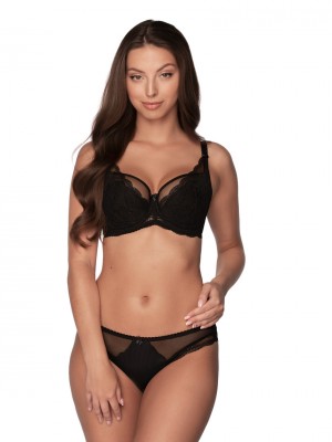 Сутиен с полуподплатени чашки в черен цвят VERONIKA 2 931