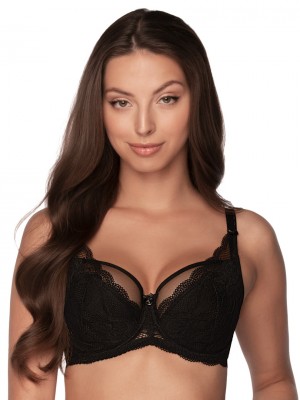 Сутиен с полуподплатени чашки в черен цвят VERONIKA 2 931