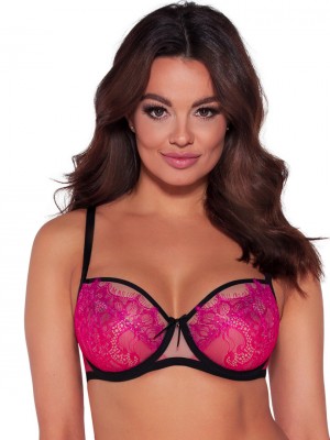 Сутиен с меки чашки в розов цвят AV 2033