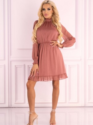 Елегантна розова рокля Collya 