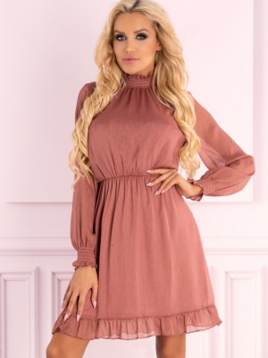 Елегантна розова рокля Collya 