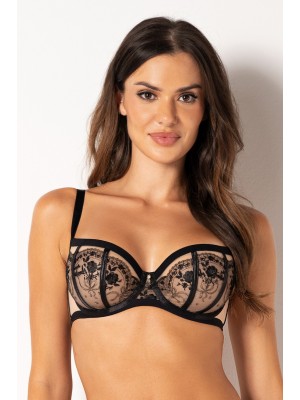 Луксозен сутиен в черно CABARETTE II 19221