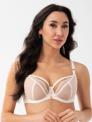 Сутиен с мека чашка в кремав цвят IDA K900