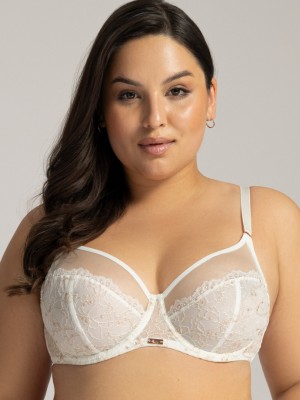 Нежен сутиен в цвят екрю AV 1396 MAXI