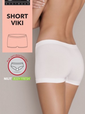 Безшевни дамски боксерки в телесен цвят Viki