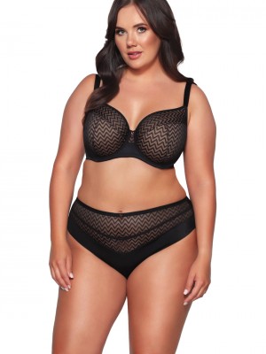 Полуподплатен сутиен в черен цвят AV 2102