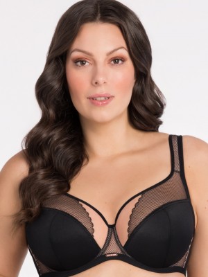 Луксозен сутиен в черен цвят LUISSE K441/1