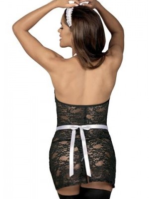 Дантелен секси костюм на сервитьорка Servgirl