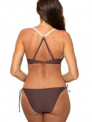 Бански костюм от две части в кафяв цвят Dajon M-719-8 Бански костюм от две части в кафяв цвят Dajon M-719-8