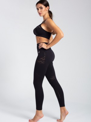 FITNESS дамски спортен клин в черно