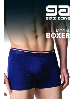Безшевни мъжки боксерки в тъмносиньо