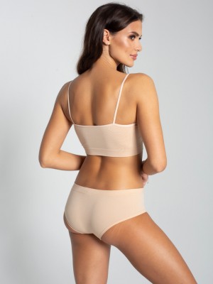 Mimi Дамски безшевни бикини с ниска талия, телесен цвят Mimi Дамски безшевни бикини с ниска талия, телесен цвят