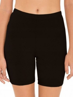 Long Sensual Skin Безшевни дълги шорти в черно Long Sensual Skin Безшевни дълги шорти в черно