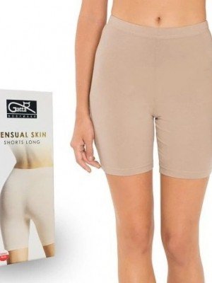 Long Sensual Skin Безшевни дълги шорти в телесен цвят Long Sensual Skin Безшевни дълги шорти в телесен цвят