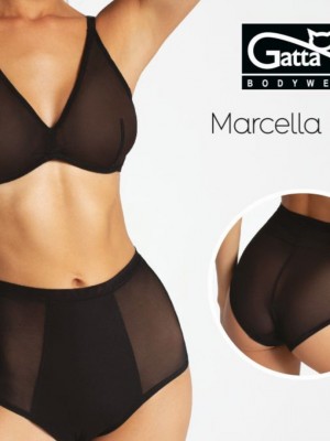 Дамски бикини с висока талия с оформящ ефект, черни Дамски бикини с висока талия с оформящ ефект, черни