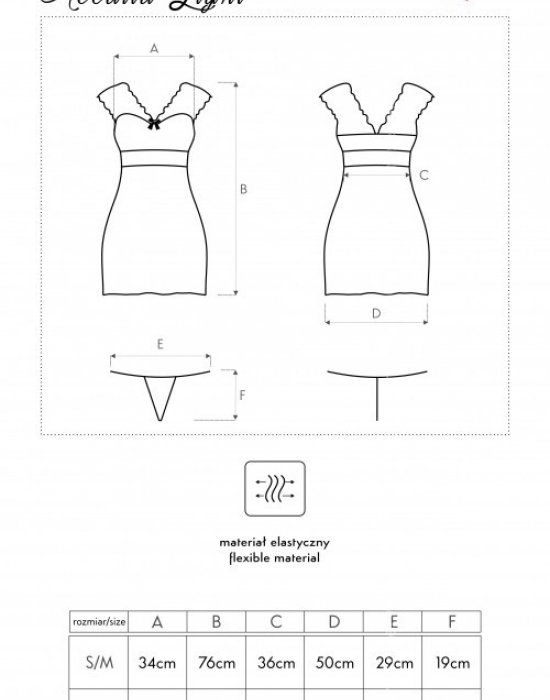 Нощница с прашки Accalia Light, LivCo Corsetti Fashion, Комплекти - Complex.bg