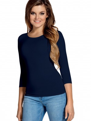 Дамски топ Bluzka-Manati-34-Granatowa-Granatowy