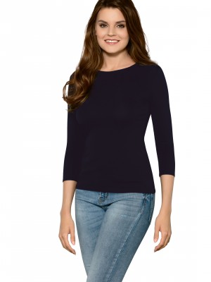 Дамски топ Bluzka-Gwen-Granatowa-Granatowy