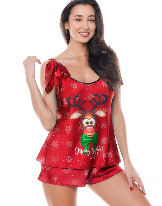 Секси Комплект Komplet-Aster-Red-Red