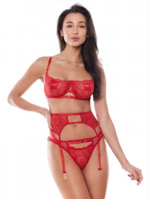 Секси Комплект Komplet-Amoura-Set-Red