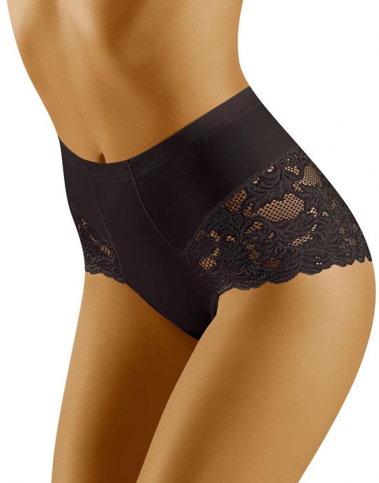 Бикини с висока талия Figi-Slimea-Czarne-Czarny