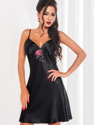 Секси нощница Koszulka-Dakota-Czarny
