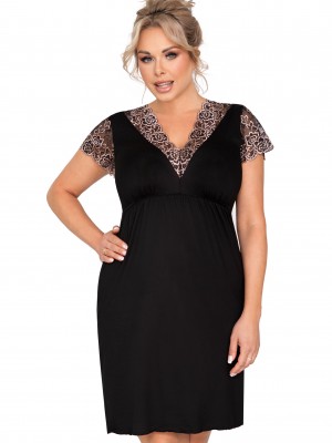 Нощница Koszulka-Emma-Plus-Black