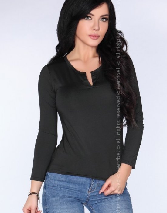 Елегантна дамска блуза в черно CG011, Merribel, Блузи / Топове - Complex.bg
