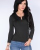Елегантна дамска блуза в черно CG011, Merribel, Блузи / Топове - Complex.bg