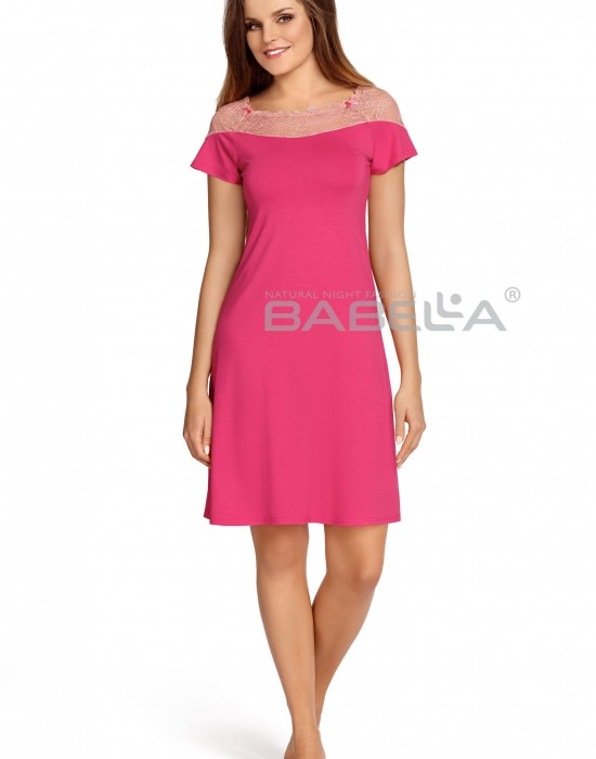 Нощница Koszulka-Laurencja-Jasna-Fuksja-Jasna-Fuksja