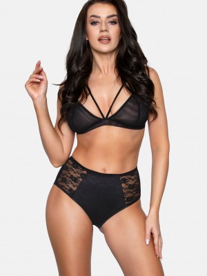 Бикини Figi-Lace-Fit-BBL-070-Czarne-Czarny