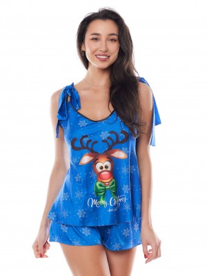 Секси Комплект Komplet-Aster-Blue-Blue