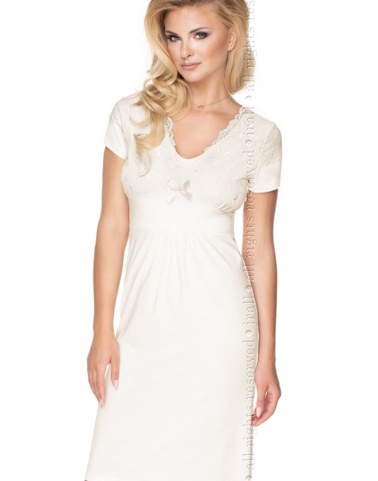 Секси нощница Koszulka-Gia-Ecru-2XL-5XL-Ecru