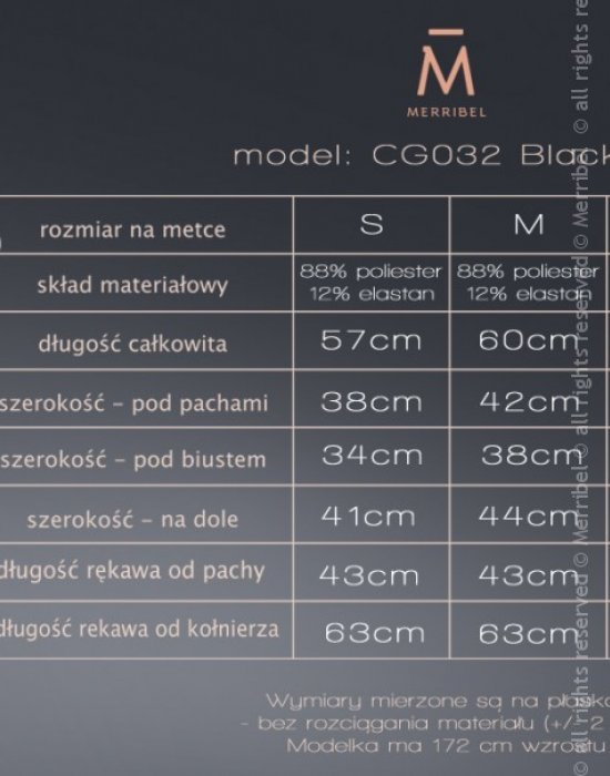 Дамска блуза в черен цвят CG032, Merribel, Блузи / Топове - Complex.bg