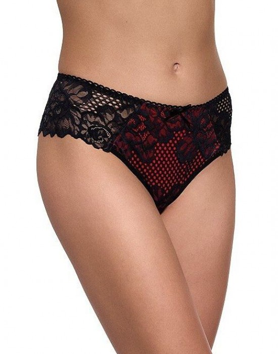 Бикини Figi-202-Czarno-Czerwone-Czarno-Czerwony