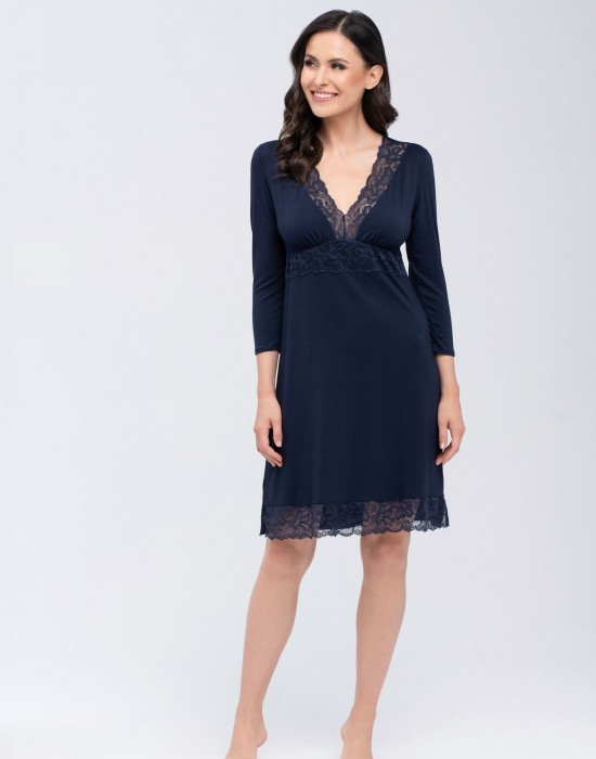 Нощница Koszulka-Thelma-Granatowa-Granatowy