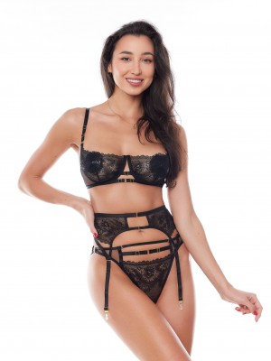 Секси Комплект Komplet-Daisy-Set-Black