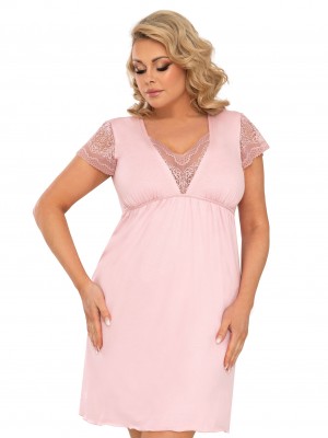 Нощница Koszulka-Celine-Plus-Power-Pink-Powder-Pink