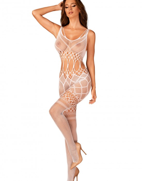 Целокупно мрежесто боди Bodystocking-G330-Biay