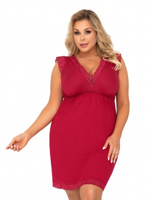 Нощница Koszulka-Vera-Plus-Burgund-Burgundowy