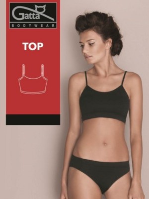 Дамски топ Koszulka-Top-Black