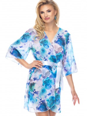 Луксозен секси халат Szlafrok-Kasumi-I-Flowers
