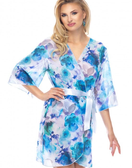 Луксозен секси халат Szlafrok-Kasumi-I-Flowers