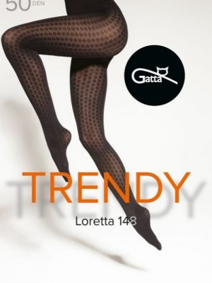 Чорапогащник Rajstopy-Loretta-148-50-Den-Nero