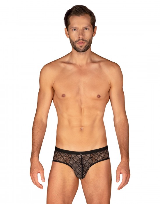 Мъжки слип Slipy-Severio-jockstrap-Czarny