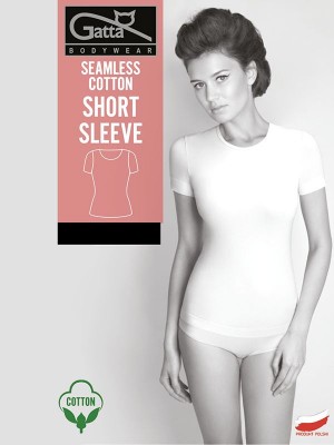 Нощница Koszula-Short-Slevee-Cotton-Black